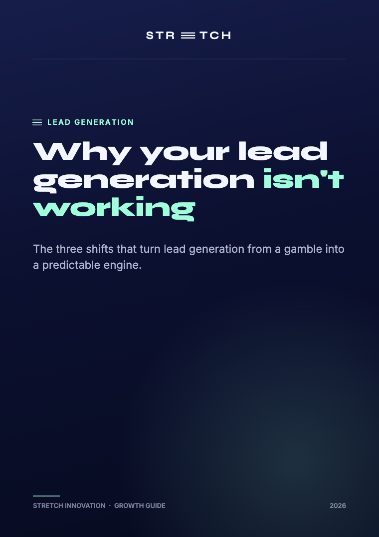 Why your lead generation isn't working guide cover